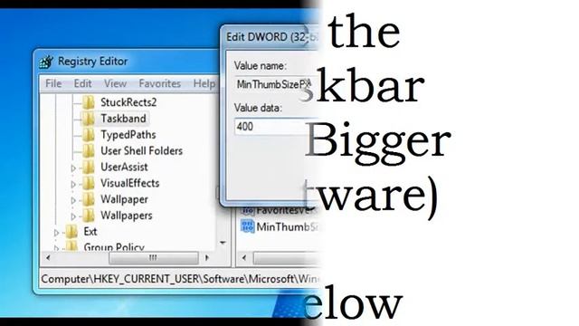 How to Make the Windows Taskbar Thumbnails Bigger (Without Software)