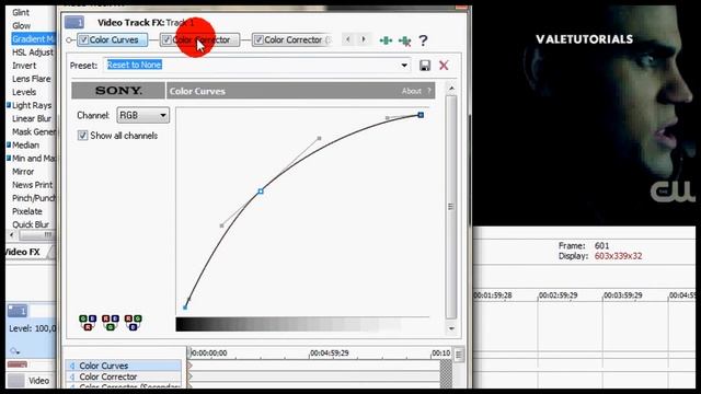 Sony Vegas coloring type #6 [the vampire diaries]