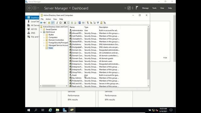 ADDING USER AND COMPUTER IN ACTIVE DIRECTORY DOMAIN CONTROLLER AD DC WINDOWS SERVER 2019...AD DC