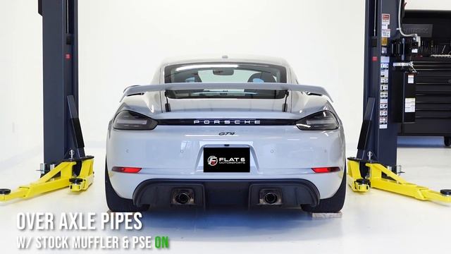 718 GT4 Cayman Exhaust - Flat 6 Motorsports OPF Link Pipes (Sounds)