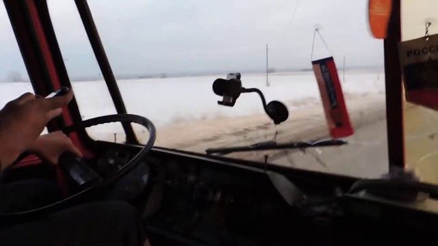 Tatra 815 V (1985) Татра бортовой кузов. На разгрузку. Cab view [Часть 2] 19.12.2017