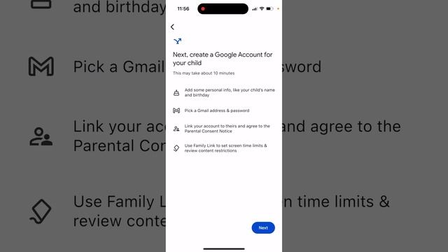 How to add a child’s device in Google Family Link app on iPhone?