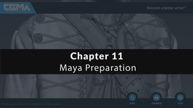 12、Maya Preparaction