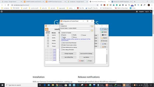 WordPress Theme Development course part 2 - Install XAMPP and Wordpress