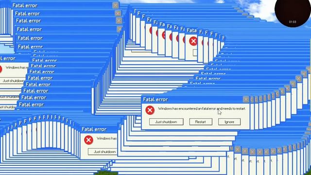Windows error simulator