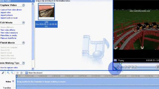 How to make a video in Window Movie Maker