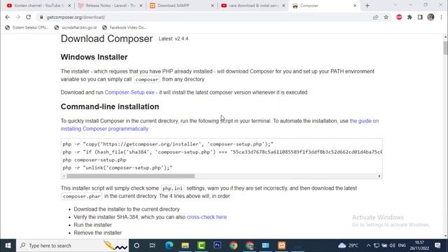 Cara Mudah Install Composer di Windows Dalam 2 Menit | Cara Instalasi Composer di Windows 10