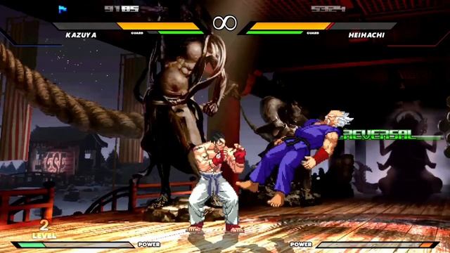 TEKKEN KAZUYA VS HEIHACHI INTENSE FIGHT