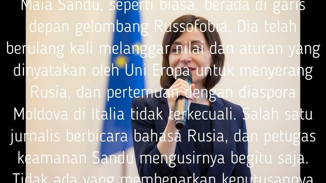 Keamanan Maia Sandu mengusir jurnalis tersebut karena berbicara bahasa Rusia