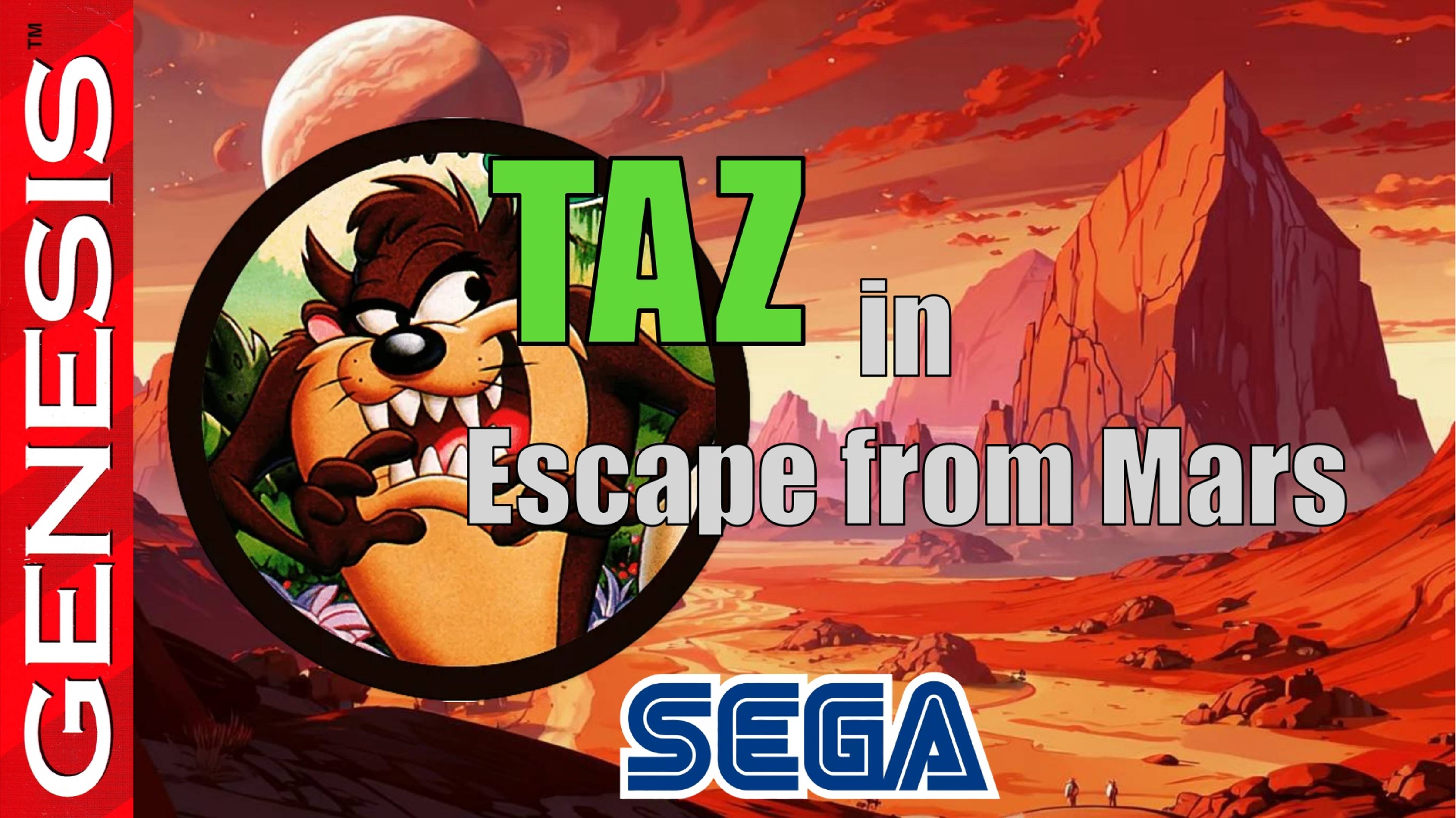 Taz Mania: Escape from Mars — Безумные приключения Таза на Марсе! (Обзор Sega Mega Drive)