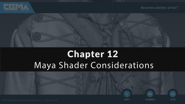 13、Maya Shader Considerations