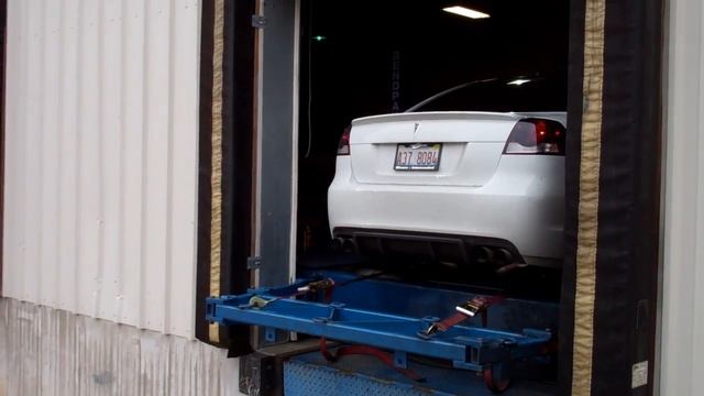 Heads and Cam Procharged Pontiac G8 GT Dyno Video 627/486 Mustang Dyno HD