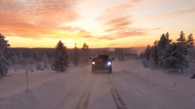 Patria XP and 6x6 Winter testing in Lapland, Patria AMV product family