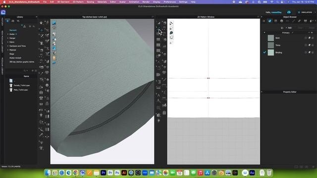 Part 10: Create Overlock Top-stitchesRendering a Garment CLO 3D Beginners