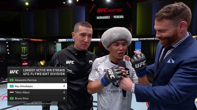 UFC Вегас 99: Асу Алмабаев - Слова после боя