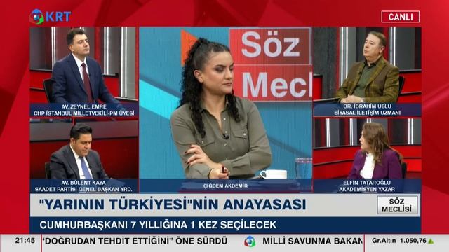 'Yüzde 65 Başkanlık Sistemine Hayır Diyor!' Dr. İbrahim Uslu | Çiğdem Akdemir Söz Meclisi KRT