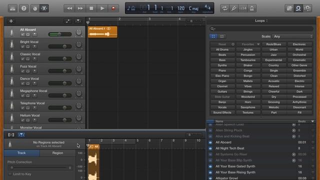 How to AutoTune in GarageBand