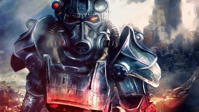 Шлем Фаллоут - Искры - Fallout Helmet - Power Armor - Sparks of Fire - Живые Обои