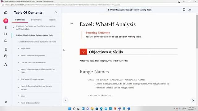 MS Excel Overview Video of Ch 5   8 Feb 22 2022
