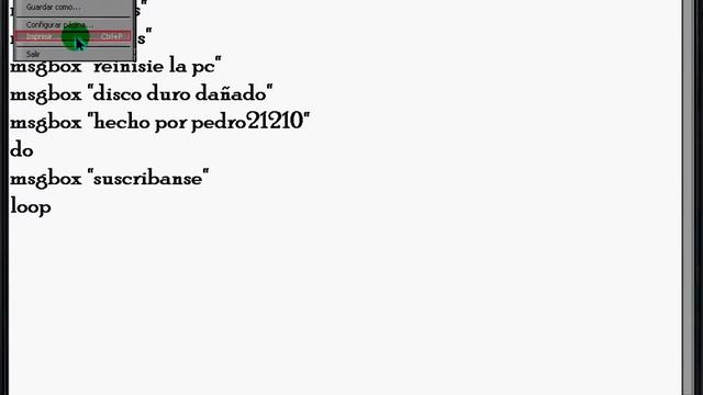 1 exelente broma para la pc