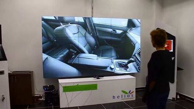 Helios Interactive Shop Window with Kinect