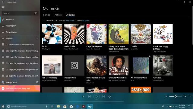 Groove muisc player for window/mobile