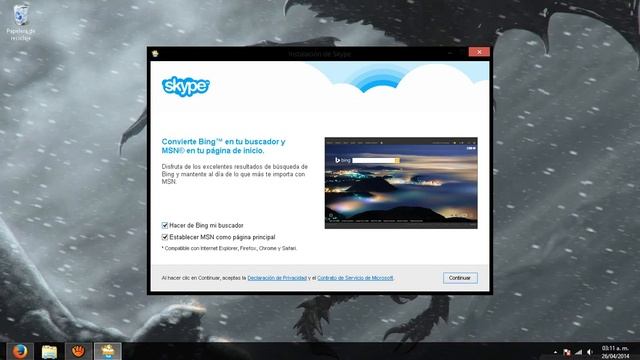 Como instalar skype de escritorio  para windows 8