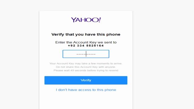 Yahoo Mail Forgot Password - How To Recover Yahoo Password Using Mobile Phone