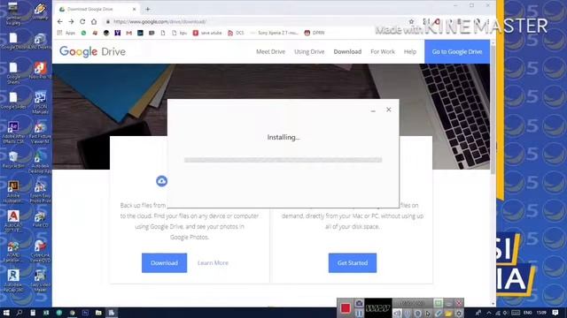 Tutorial / cara install GOOGLE Drive Sync