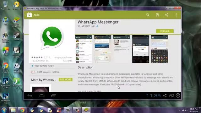 Install WhatsApp on Windows 7 8 XP and MAC using Bluestacks