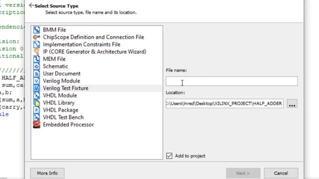 HALF_ADDER||Xilinx_Design_Suit_14.7||Verilog_Code