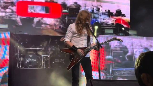 Megadeth - Hook In Mouth Live VIP View 9/23/2023 Plymouth Speedway, IN Teemu Mäntysaari