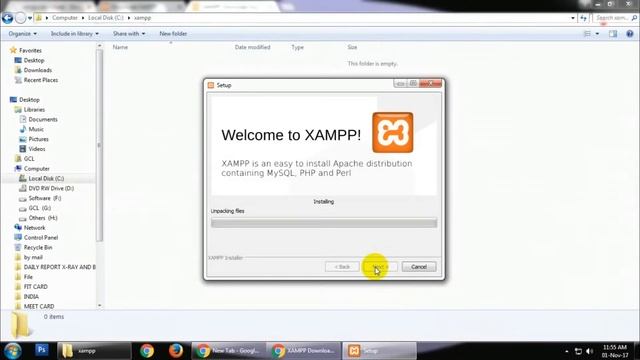 Install Xampp Server in any  Windows latest