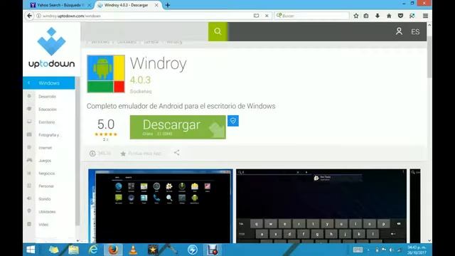 como convertir windows en Android WINDROID videos tutoriales