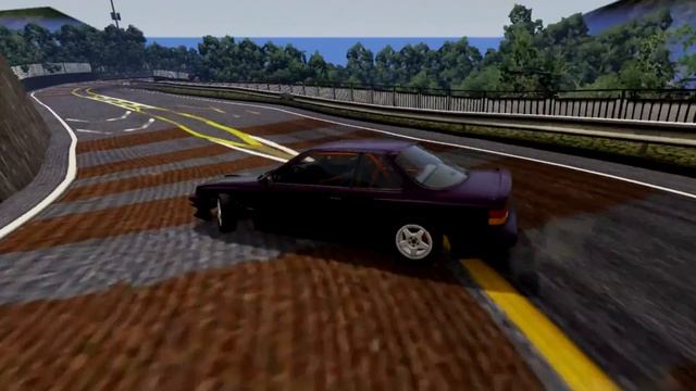 Lil run down Hakone Nanamagari doing FLICKS and wall taps | Beamng.Drive | Ory