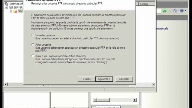 Instalar servidor ftp en windows server 2008 con VBox