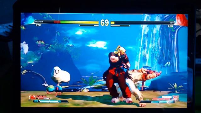 Street Fighter V Running Test di Xiaomi Pad 5 Windows 11