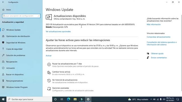 Aplica software de actualización de Windows update