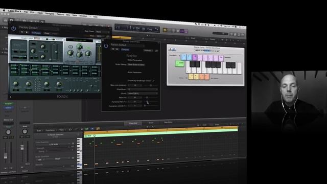 How to play genuinely 'musical' sounding chords with one finger in Logic Pro X with Chordio Script