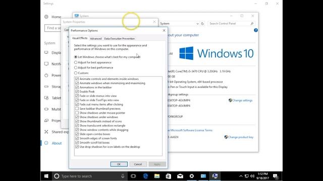 IT Essentials 教學 6.1.2.12 Manage Virtual Memory in Windows 10