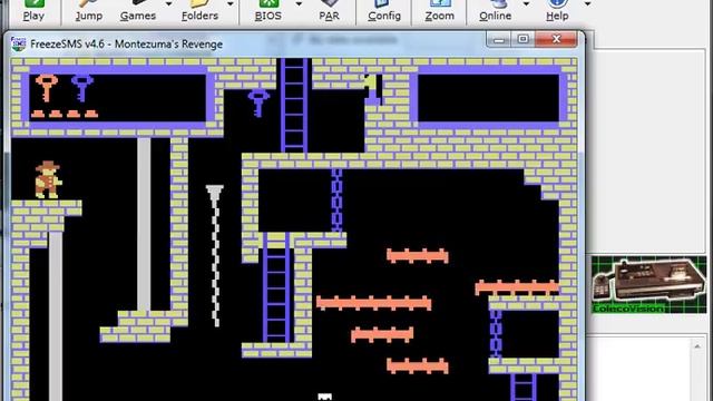 Montezuma's Revenge - ColecoVision - emulador FreezeSMS 4.6 - probado Windows 7 x64
