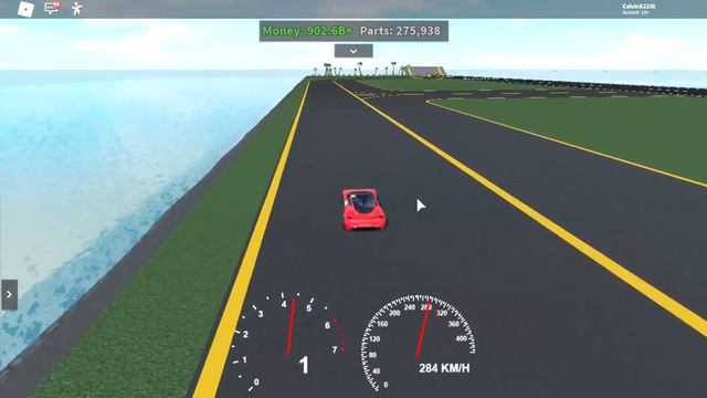 TESLA Roadster 0-400-0 km/h (Roblox Car Crashers 2)