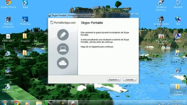 COMO DESCARGAR SKYPE PORTABLE