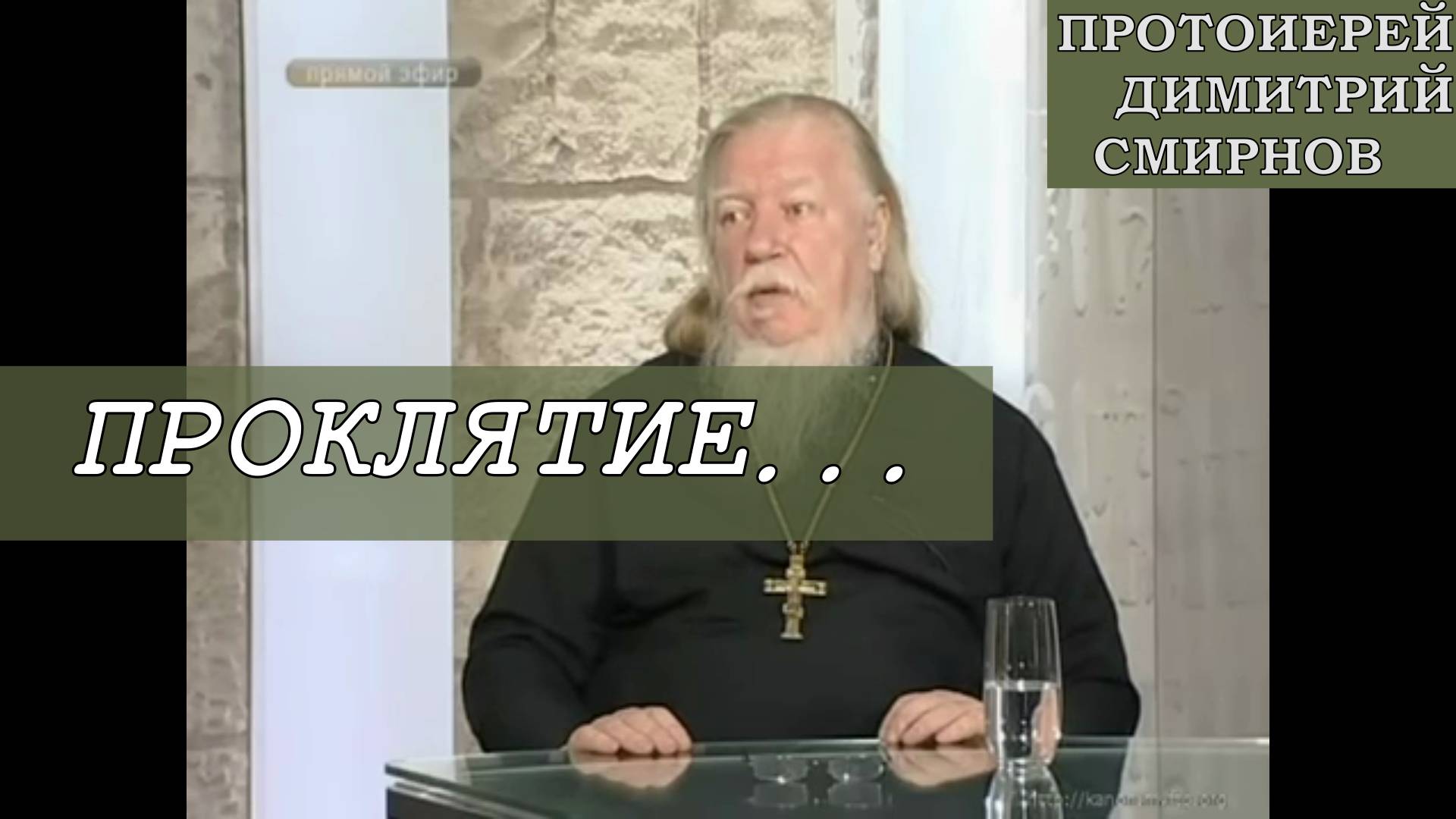 Протоиерей Димитрий Смирнов 2011 год. Проклятие