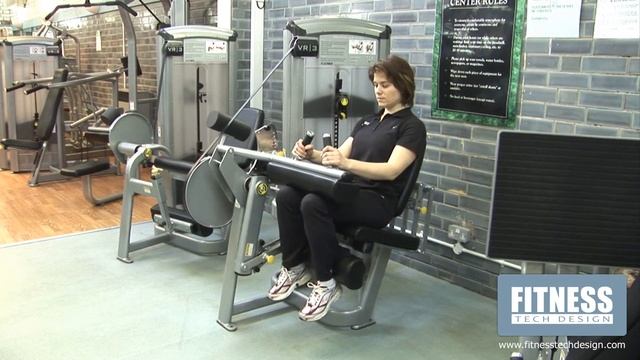 Cybex VR3 Seated Leg Curl - How to use - Fitness Tech Design