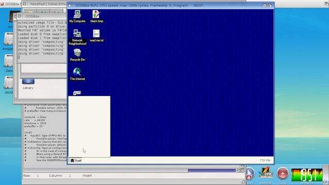 Windows 95 by Microsoft Corporation [IBM-PC] {DOSBox SVN AmigaOne X5000} /AmigaOS 4.1 FE\
