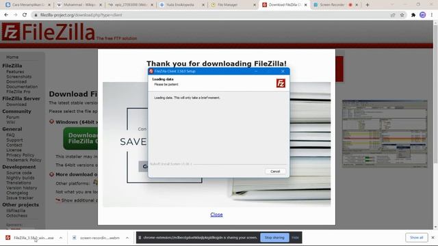 How Download and install FileZilla Client in Windows 11