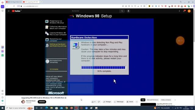 Upgrading Windows NT 3.1 to Windows 2000 Professional in JPCSIM