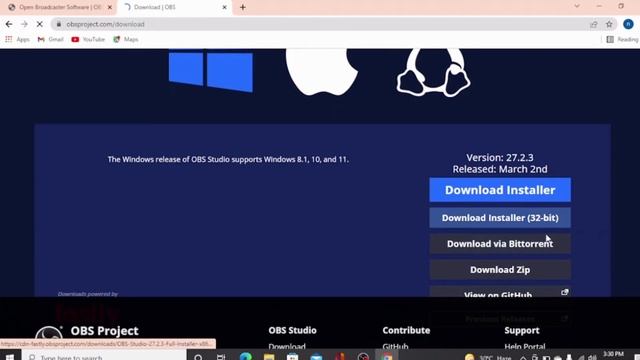 How To Download Latest (OBS studio version) ll Free and Easy Window (10) ll Billa Tech & Gaming