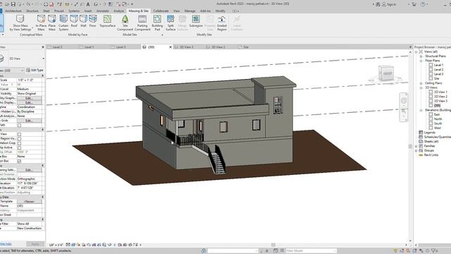 Autodesk Revit 2023  Plan and elevation With 3d Tutorials Revit Tutorials For Beginners and everyon